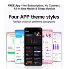 Activity Fitness Tracker Wearable Fitness Heart Rate Sleep Steps Hrv Stress Spo2