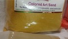 Colored Art Sand Bags  6  Lot Crafting Projects Partial Bags 6 Colors Red Brown