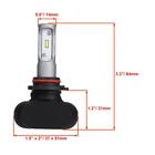 Ironwalls 9005 Hb3 Csp Led Headlight Bulbs High Beam Conversion Kit 6000k Lamp