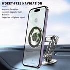 Magnetic Car Phone Holder Dashboard Phone Mount Aluminum For Iphone Universal