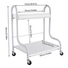 Foot Bath Spa Portable Trolley Cart Beauty Salon Nail Or Foot Bath Spa