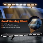 108 Led 47in Amber Strobe Light Bar Emergency Beacon Tow Truck Waterproof