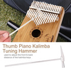 Kalimba Tuning Hammer     Tune Hammer Metal Tuning Hammer Kit Tone Adjuster Too   