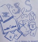 Aunt Marthas 3527 Alphabets For Monograms Fancy Embroidery Transfer Pattern Unct