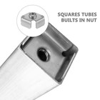 50 Pcs Threaded Insert  Replacement Tube Inserts Square Tubing Nuts