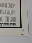 Rocky  1977  Sylvester Stallone Original Movie Poster 27x40 Vintage Boxing 1976