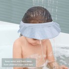 Komidk Baby Kids Shower Cap Shampoo Bath Bathing Hat Silicone Adjustable Was   