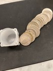 Roll Of Silver Peace Dollars Mixed Grades   Dates  lot2 