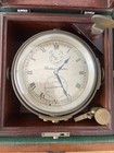 Marine Chronometer Thomas Mercer Working C  1950 - Complete Two Boxes    