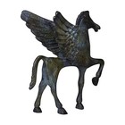 Pegasus Immortal Winged Horse Ancient Greek Sculpture Real Bronze Metal