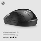 Hp X3000 G3 Wireless Mouse - Black  15-month Battery  Side Grips For Control