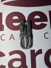 Vtg Sterling Silveretched Japanese Folding Sewing Scissors Nice Stainless Steel