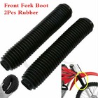 Rubber Motorcycle Front Fork Dust Cover Gaiters Gaitors Boots Shock Absorber Us