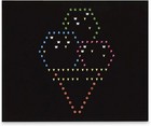 Lite-brite Magic Screen Set Pegs Templates Storage Tray Light Bright Box With 10