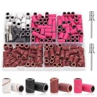 190 Pcs Sanding Bands For Nail Drill  2 Pcs Nail Drill Bits Set 
