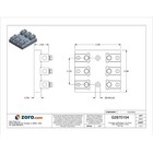 Mersen 61033t Open Fuse Block  61 To 100a Amp Range  600v Ac dc Volt Rating  3