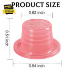 Faucet Leak-proof Sealing Gasket  100 Pcs Upgraded Spiral Inner Faucet Silicone 