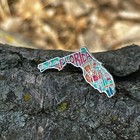 Florida Enamel Pin     Sunshine State Lapel Pin