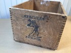 Antique Hercules Powder High Explosives Wood Crate