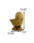 Brass Seashell Planter Nautilus Shell Container Hollywood Regency Style Decor