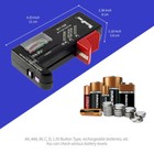 Aa Aaa C D 9v 1 5v Button Cell Batteries Universal Battery Tester Checker