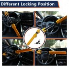 Steering Wheel Lock The Club Twin Hooks Anti Theft Universal Car Truck Van Suv
