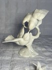 Vintage Wilton Plastic Wedding Cake Topper Love Birds Doves Marriage 5 5 