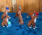 Vintage Danbury Mint Mini Boxer Collection  32 Different Boxers Celebrating  
