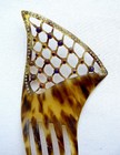 Victorian  Faus Tortoiseshell Hair Comb  -  No Us Import Fees