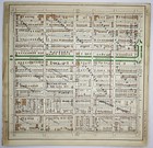 1925 Kansas City Missouri Atlas Plat Map Rare Color Lithograph Plate  36   37