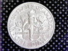 Roosevelt Error Dime 1996p off Center And Double Struck Obverse