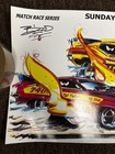 Kenny Youngblood Autographed Art Print L a  Or Bust Match Race Series 24 50