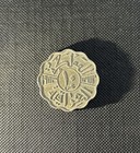 1953 Iraq 10 Fils  King Faisal Ii  Copper-nickel Coin                                  
