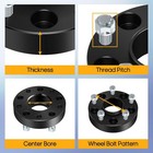 4pcs 1 5  Wheel Spacers 5x5 5 14x1 5 77 8mm For 2012-2018 Ram 1500