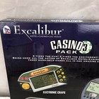 Excalibur Casino 3 Pack Retro Electronic Games - Craps roulette blackjack