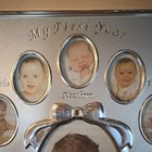 Silver My First Year Baby Picture Frame Multi-photo Keepsake Unisex