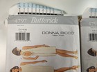 Butterick 1996 Vtg Donna Ricco 4797 Dress Sewing Patterns 6-8-10   12-14-16 Cut