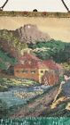 Antique Vintage Edwardian Rare Micro Beaded Scenic Purse House River Jewels