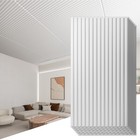 Art3d 12-pack 24 x48  Pvc Drop Ceiling Tiles 3d Wall Panels Cover 96 Sq ft