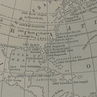 Antique 1886 Map- 13 North America   South America With Historical Data 14   x11   