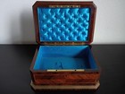 Antique French Marquetry Jewelry Or Glove Box  Veuve P  Sormani   Fils 