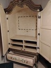 Italian Provincial Style Painted Armoire