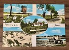Set Of Two Vintage 1973 Sweden Multiview Postcards Posted To The Usa