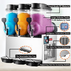 Tecspace Commercial 3 Tanks 45l Frozen Drink Slushy Making Machine Smoothie Make