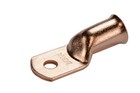 100 Lot 2 0 1 4  Hole Ring Terminal Lug Bare Copper Uninsulated Awg Gauge