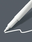 5pcs White Waterproof Permanent Marker Pens - Simple   Easy To Use For Drawing