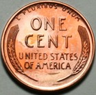 1950-p Wheat Cent Proof Cameo  Excellent Coin  Not Easy To Find One This Nice