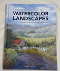 Lot Of 4 Art Instruction Books Watercolor Landscapes Flowers Cats Acrylic