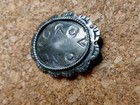 Vtg Southwestern Sterling Silver Concho Bolo Tie Slide Artist Td-54 925 Mexico