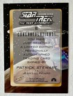 1999 Skybox Star Trek Next Generation Patrick Stewart Autograph Card A1 Picard